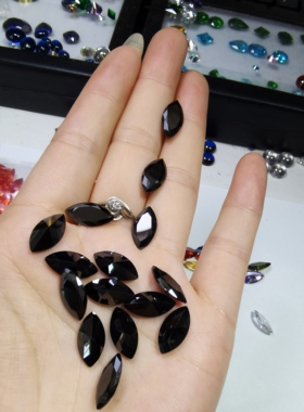 diy裸石超闪多色马眼形仿钻