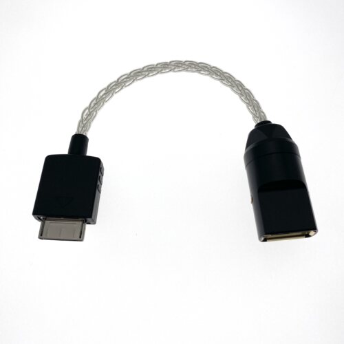 适用索尼WALKMAN转USB A母ZX1,A45A55,ZX300A,ZX100解码线DAC黑砖 - 图0