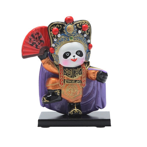 川剧变脸熊猫脸谱摆件 四川旅游纪念品 中国风特色礼品送老外礼物 - 图3
