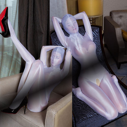 【妲己zentai】全身丝滑柔软拉链全包带手指一体连体丝袜大小码款-图1