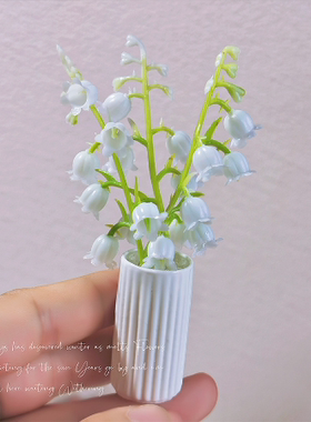 塑料微缩花小清新娃娃屋