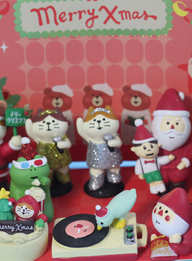 树脂桌面摆件卡通柜台展示圣诞节