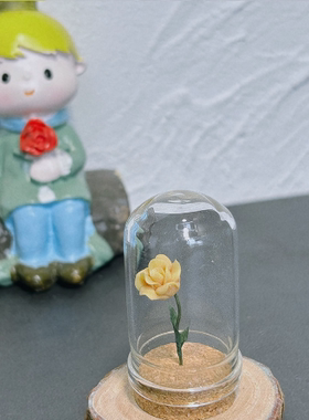 树脂玻璃微缩摆件卡通娃娃屋