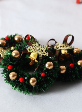 娃娃屋圣诞迷你摆件装饰节日场景