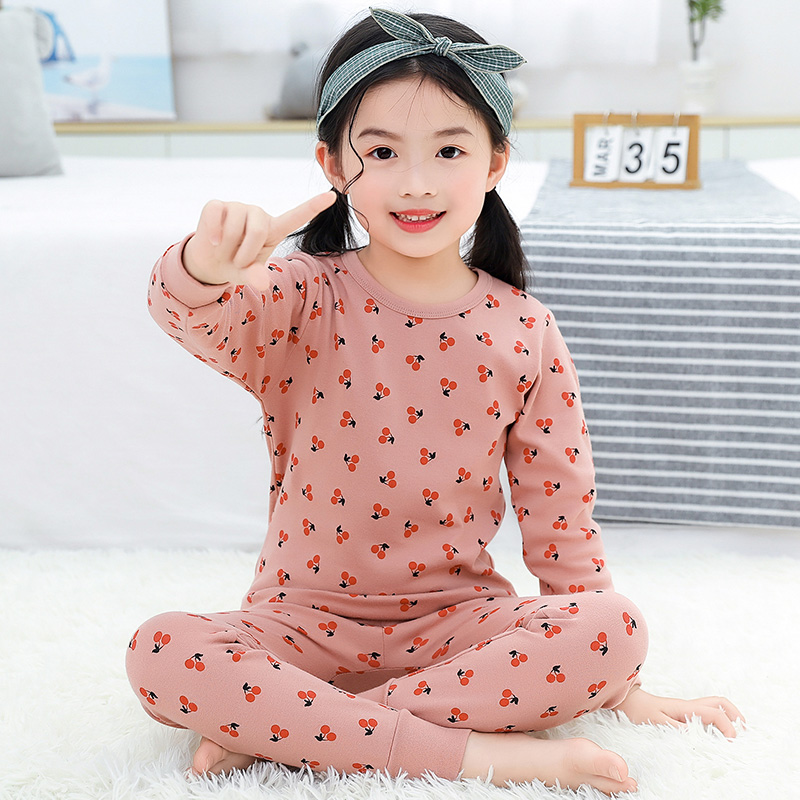儿童睡衣女孩秋季纯棉女童秋衣秋裤套装全棉内衣女宝宝秋天线衣裤,淘宝优惠券,粉丝福利购,淘宝优惠卷