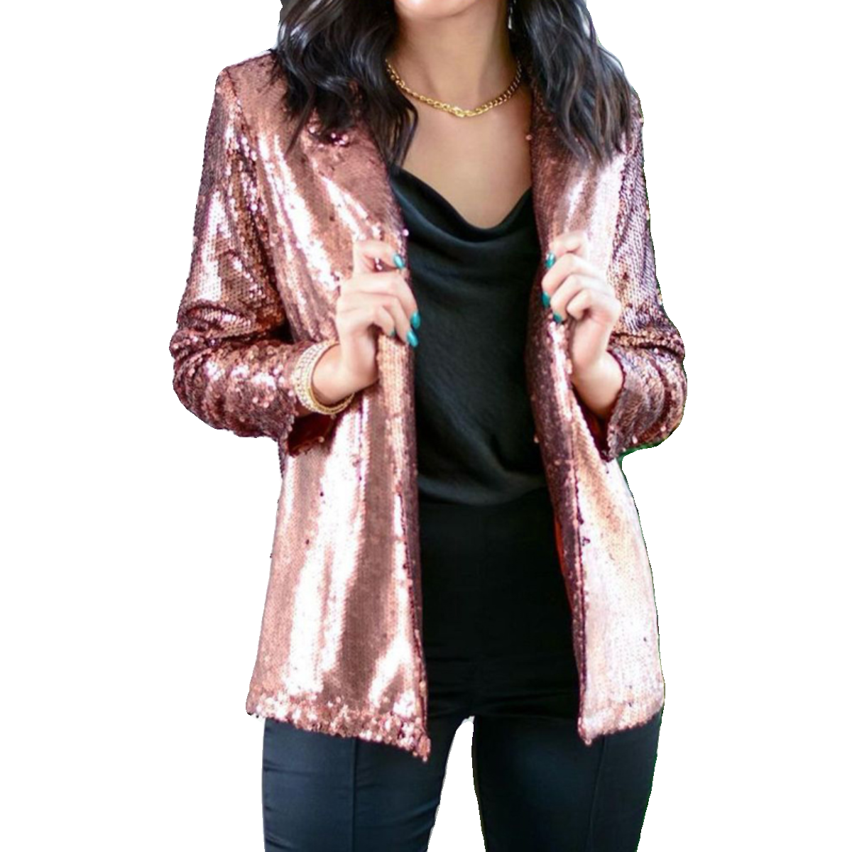 欧美潮款个性街头时尚百搭西装外衣闪闪亮片聚会演出小西服外套女,淘宝优惠券,粉丝福利购,淘宝优惠卷