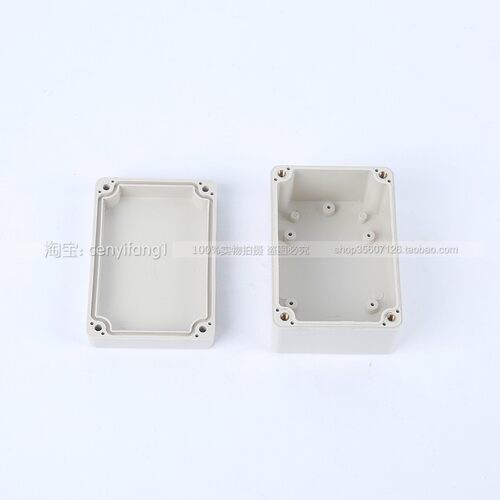 安防监控塑料外壳/仪表防水盒/治具盒/密封盒F4型:100*68*50 - 图1