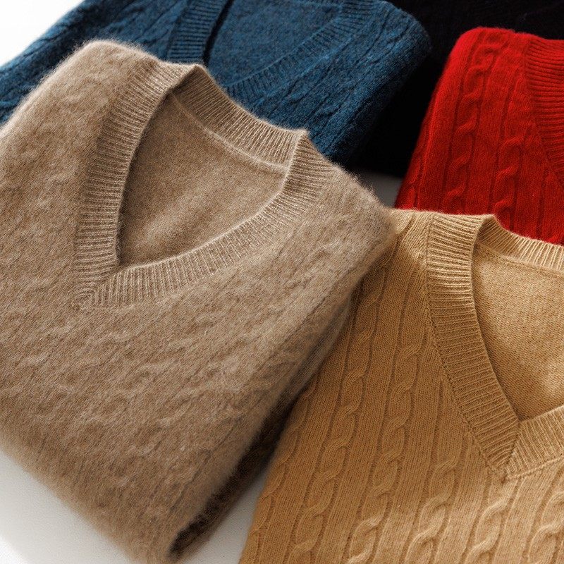 100%纯羊毛马甲背心坎肩男士V领加厚商务休闲无袖毛衣针织绒衫冬,淘宝优惠券,粉丝福利购,淘宝优惠卷