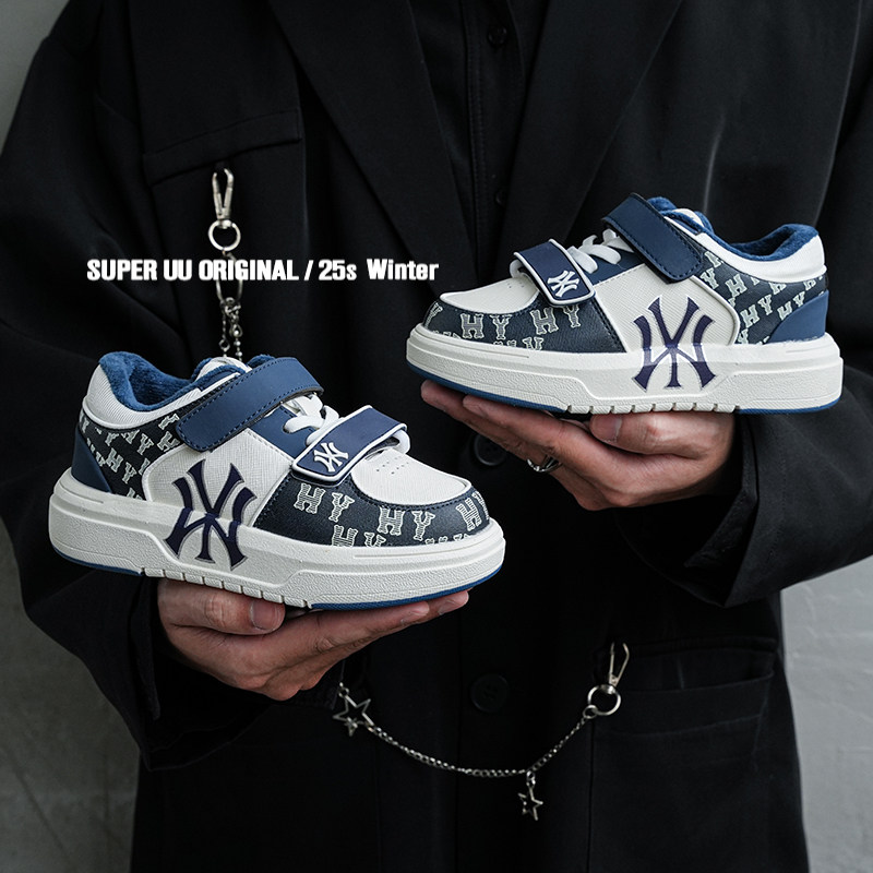 冬季新款加绒低帮儿童板鞋韩版休闲女童鞋子魔术贴透气男童运动鞋,淘宝优惠券,粉丝福利购,淘宝优惠卷