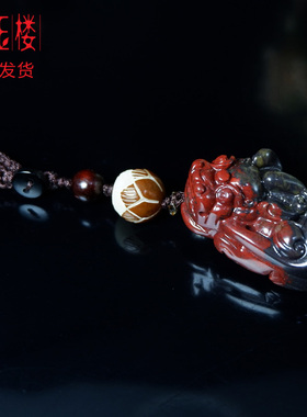 男女款天然玉石鸡血玉吊坠保真