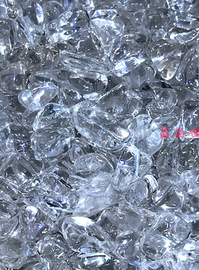 天然白水晶碎石消磁石亮晶晶碎料