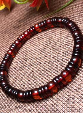 特价天然琥珀盘珠手链女血珀礼物