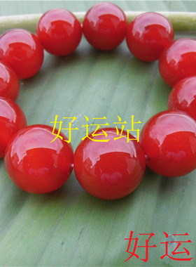 红玛瑙玉髓男士单圈风手串时尚