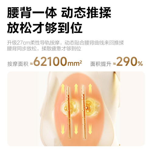 教师节礼物SKG腰部按摩仪按摩器肩颈腰背游走推揉热敷腰靠T5-3Pro - 图2