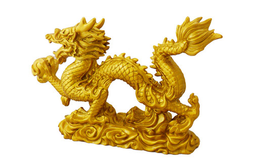 仿纯铜青龙白虎风水龙摆件工艺品铜质龙汉龙招财十二生肖金龙摆设 - 图1