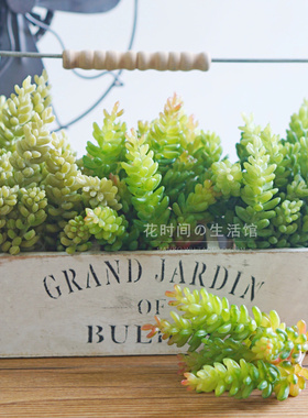仿真多肉植物盆栽套装摆件装饰品