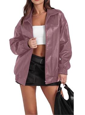Women's Zipper Jacket Coat, Fitted Fashion Vintage Design,