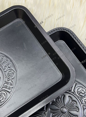 植鞣牛皮收纳托盘大马蹄托盘全皮