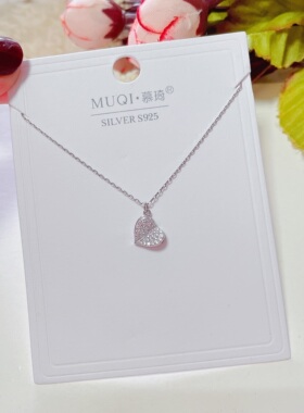 慕琦银饰通体s925纯银女立体甜美