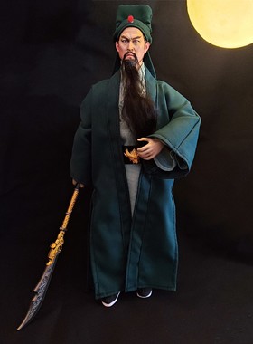 家庭摆件三国关羽布料低价处理