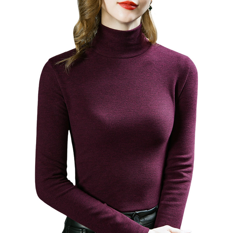羊毛蚕丝高领打底衫女秋冬2025新款内衣德绒发热加绒加厚保暖秋衣,淘宝优惠券,粉丝福利购,淘宝优惠卷