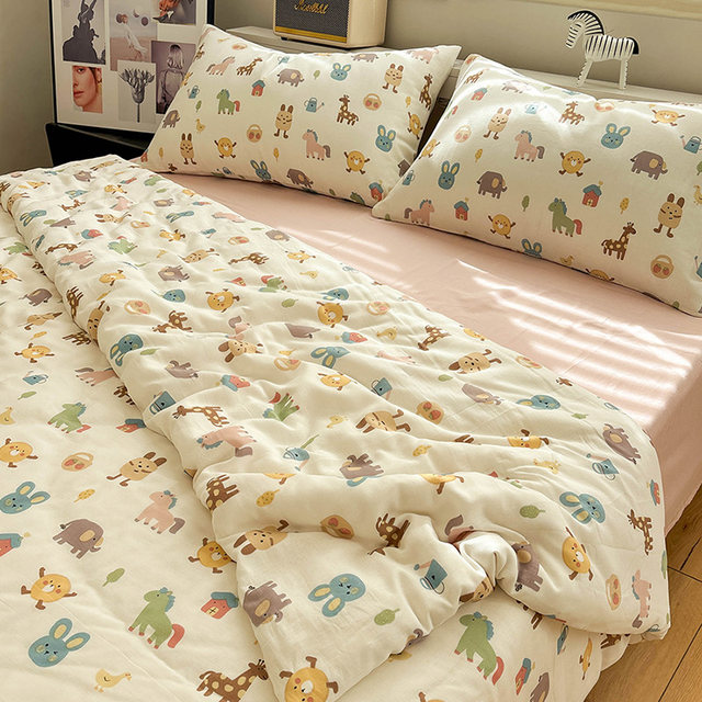 Tang Dynasty A fish double-layer gauze foal cotton sheet