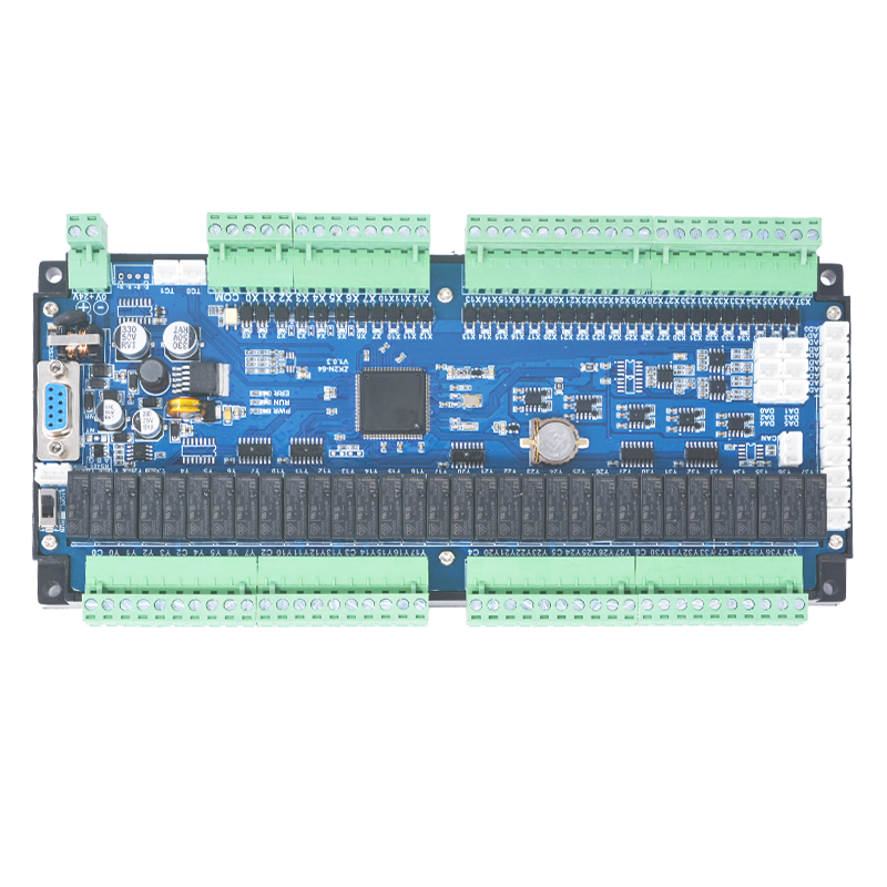 领控PLC工控板 ZK2N/LK2N带模拟量温度称重国产FX2N可编程控制器-图3