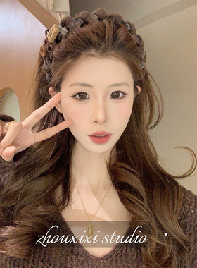 小熊蝴蝶结高颅顶齿梳发箍女气质