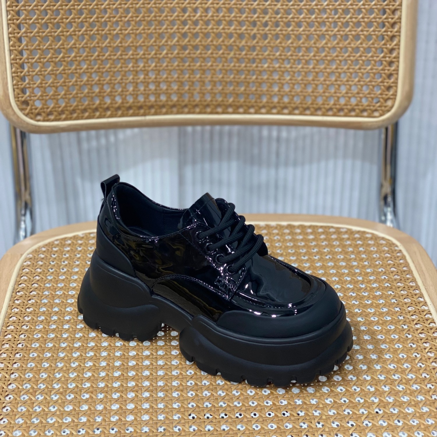 松糕玛丽珍鞋女乐福鞋2025春秋新款网红超火小个子增高6cm小皮鞋,淘宝优惠券,粉丝福利购,淘宝优惠卷