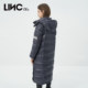 LINCCHIC金羽杰羽绒服女款冬季修身款超长款羽绒服女Y22808191