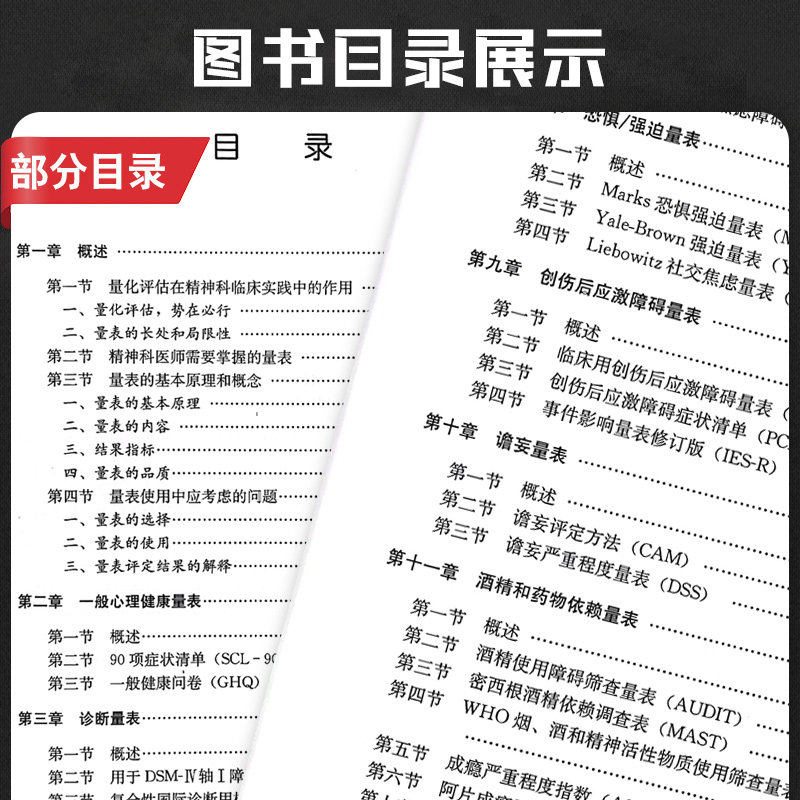 正版 现代精神医学丛书 精神科评定量表手册 主编张明园 何燕玲 精神科医师临床参考工具书 湖南科学技术出版社9787535786524