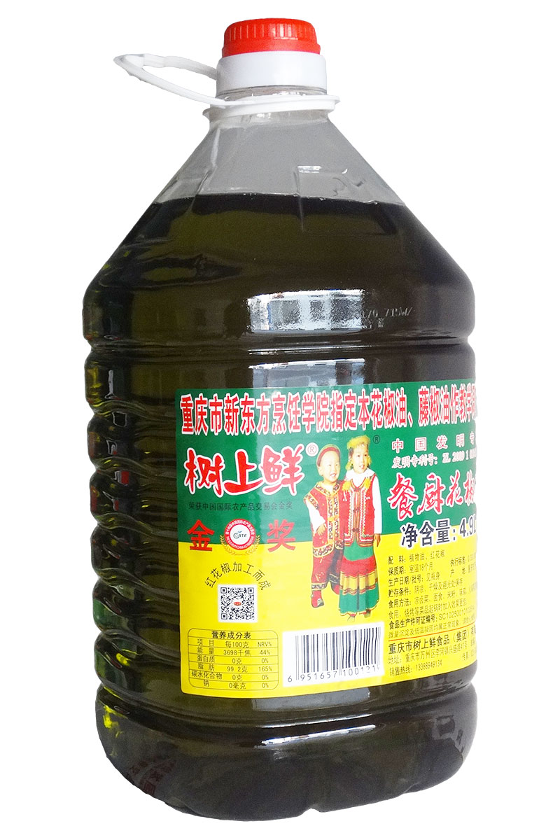 包邮纯正树上鲜花椒油4.9L重庆万州特产四川特麻油麻椒油餐厨商用 - 图3