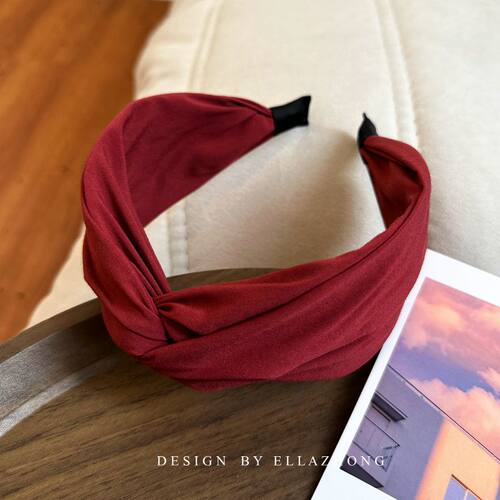 火龙果色~超显白发箍头箍多巴胺树莓粉简约发卡气质复古发饰头饰 - 图2