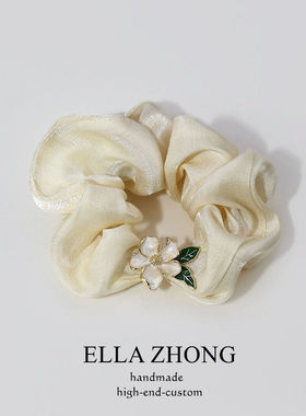 原创设计~Ellazhong发绳布艺发圈