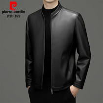 Pilkardan genuine leather leather clothing mens jacket sheep leather 2024 spring new locomotive leather jacket upright spring clothing