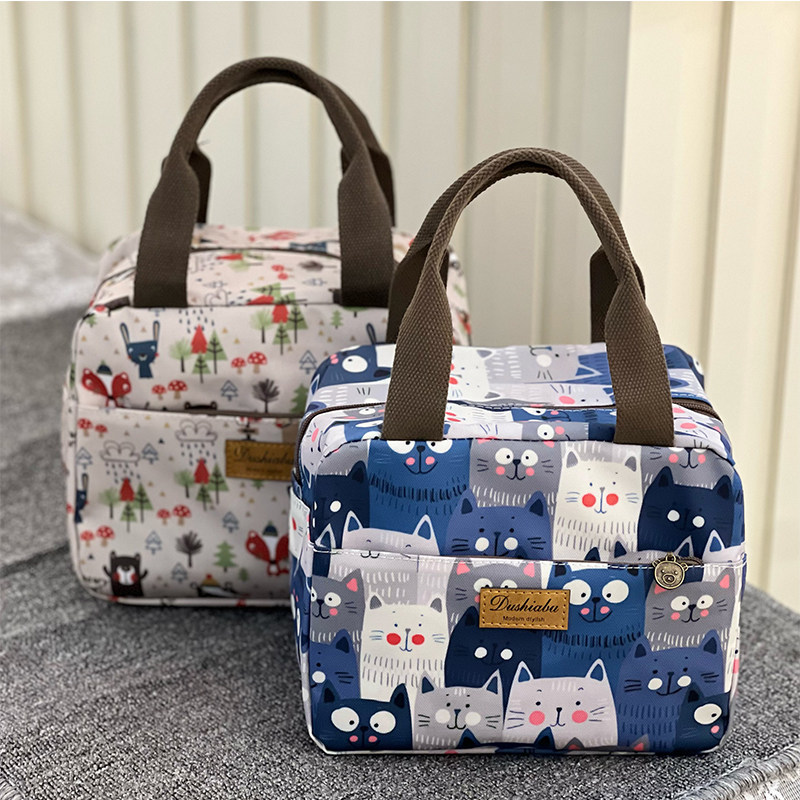 2025新款时尚轻便上班族带饭手提包保温饭盒袋加厚铝箔饭兜便当包,淘宝优惠券,粉丝福利购,淘宝优惠卷