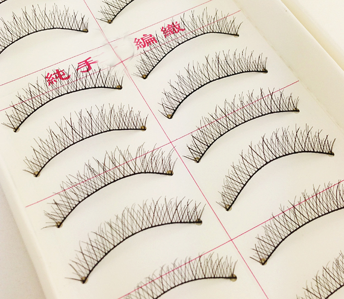满包邮 批发台湾纯手工假睫毛交叉自然213眼睫毛215#棉线梗10对装,淘宝优惠券,粉丝福利购,淘宝优惠卷