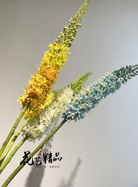 仿真飞燕草挑高线条型插花