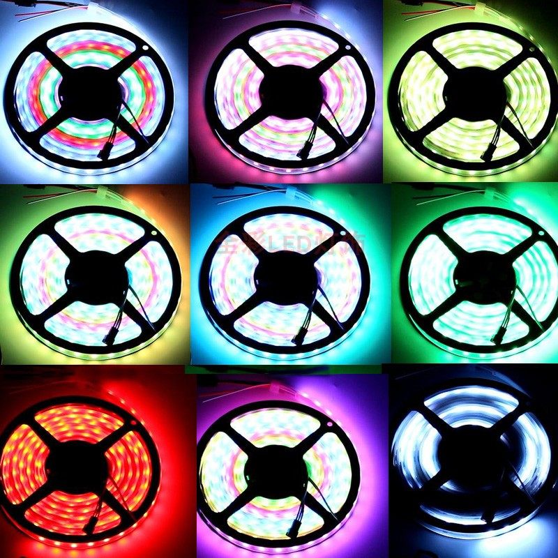 24V伏跑马流水灯带WS2811全幻彩LED可编程外控变色LED软灯条防水,淘宝优惠券,粉丝福利购,淘宝优惠卷