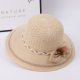 Spring and summer breathable large brim sun protection basin hat for middle-aged and elderly women