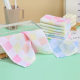 Children's pure cotton gauze small square towel thin washable