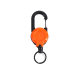 Retractable keychain wire rope elastic drawstring easy-pull buckle anti-lost extension line high rebound easy-pull key chain