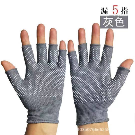 夏季钓鱼手套防刺防割防水路亚男士防晒拉饵专用不沾饵料干活专用