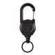 Retractable keychain wire rope elastic drawstring easy-pull buckle anti-lost extension line high rebound easy-pull key chain