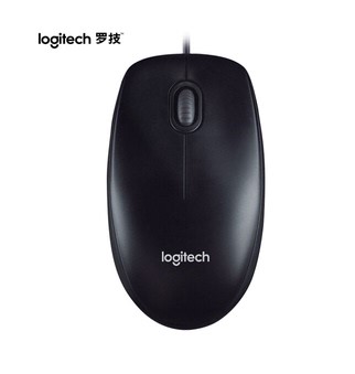 国行原封 Logitech罗技M90 USB接口有线鼠标 台式机电脑办公通用 - 图0