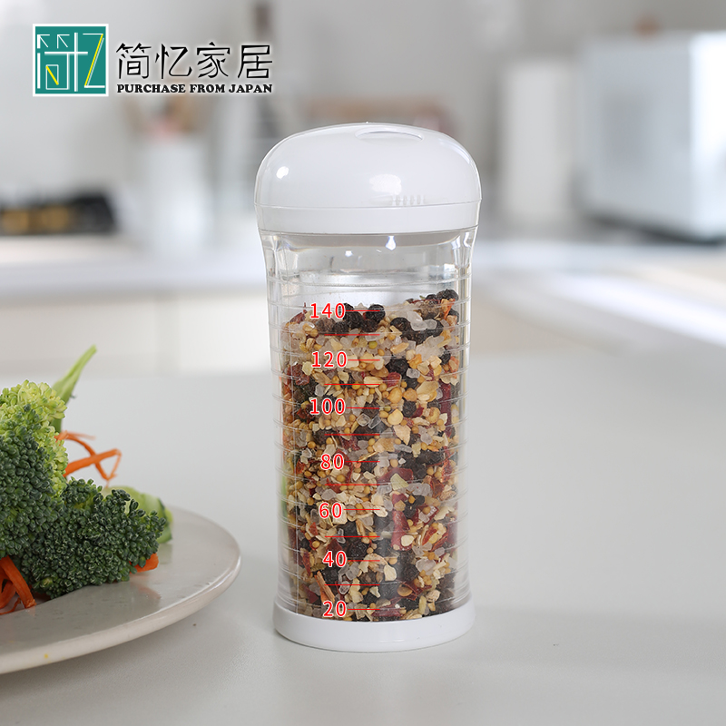 日本进口调料罐调味瓶厨房家用盐罐胡椒粉孜然撒料瓶烧烤佐料罐-图2