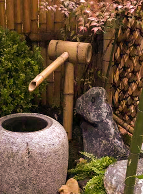 禅意僧都惊鹿竹流水器自循环定制