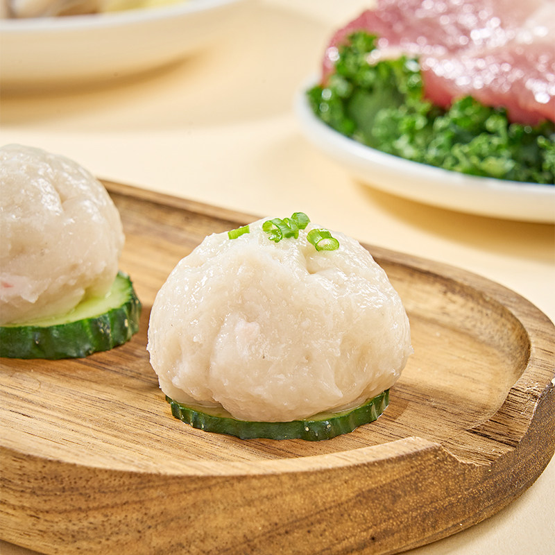 安井新品100g鱼滑活鱼现杀鱼鲜羹鱼圆爽滑煮汤火锅小吃食材半成品,淘宝优惠券,粉丝福利购,淘宝优惠卷