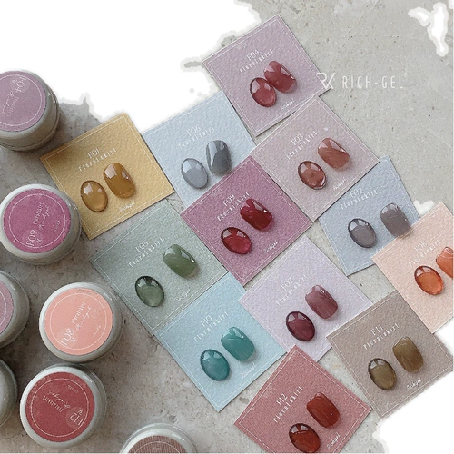 Rich Gel 2,0-пластинка San Flower Skirt Series 12 Colors