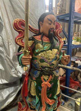 玄天上帝木雕神像武当山真武大帝像香樟木雕定制玄武祖师爷祖师